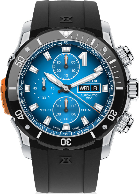 Edox Watch CO-1 Automatic Chrono 01128-3NOCA-BUIDN
