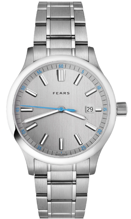 Fears Redcliff 39.5 Date Pewter Grey Watch BS139.510.044.123 Image 1