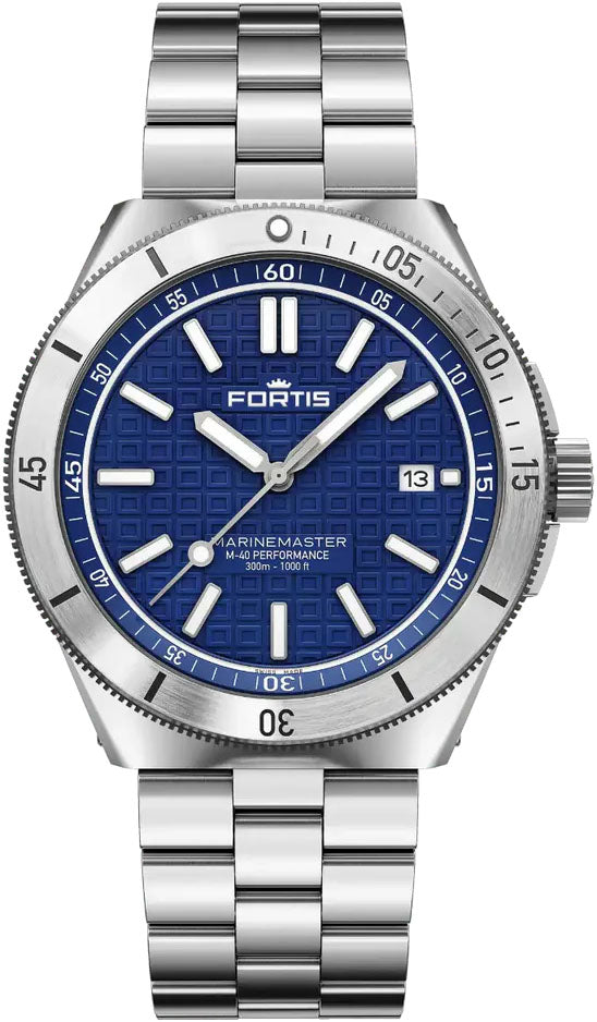 Fortis Marinemaster M-40 Blue Japan Watch FTS-671 Image 1