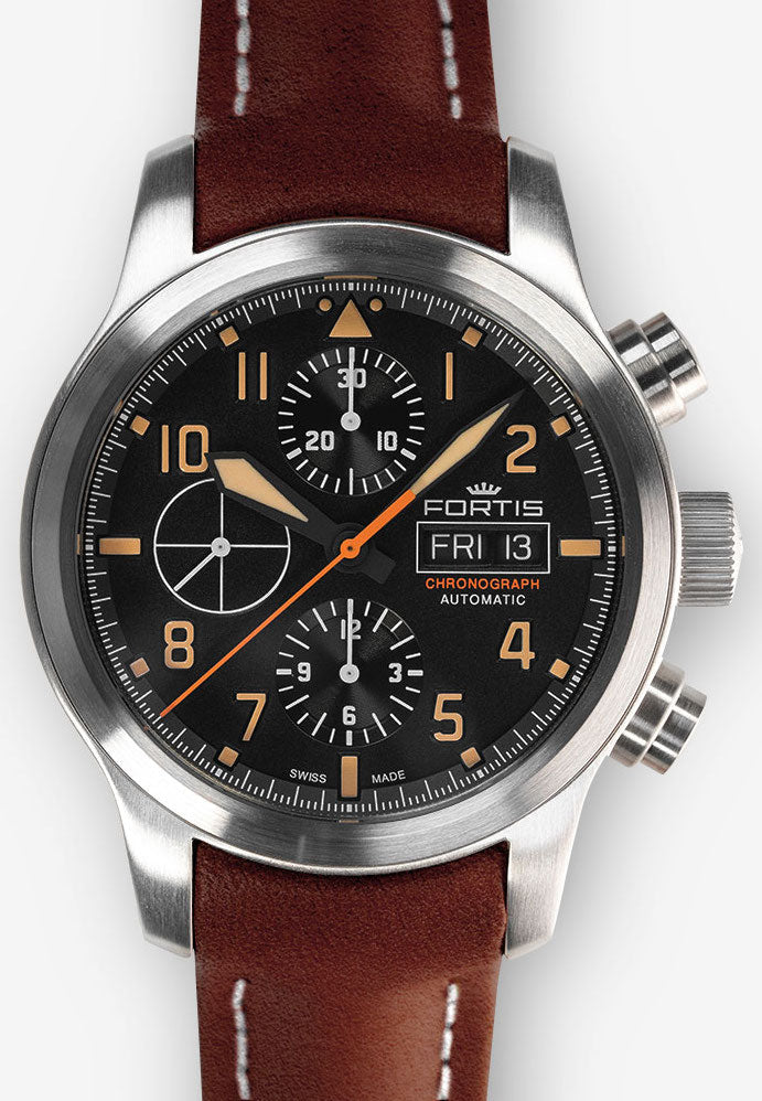 Fortis Watch Aeromaster Old Radium Chronograph 656.10.28 L.08Fortis Watch Aeromaster Old Radium Chronograph 656.10.28 L.08