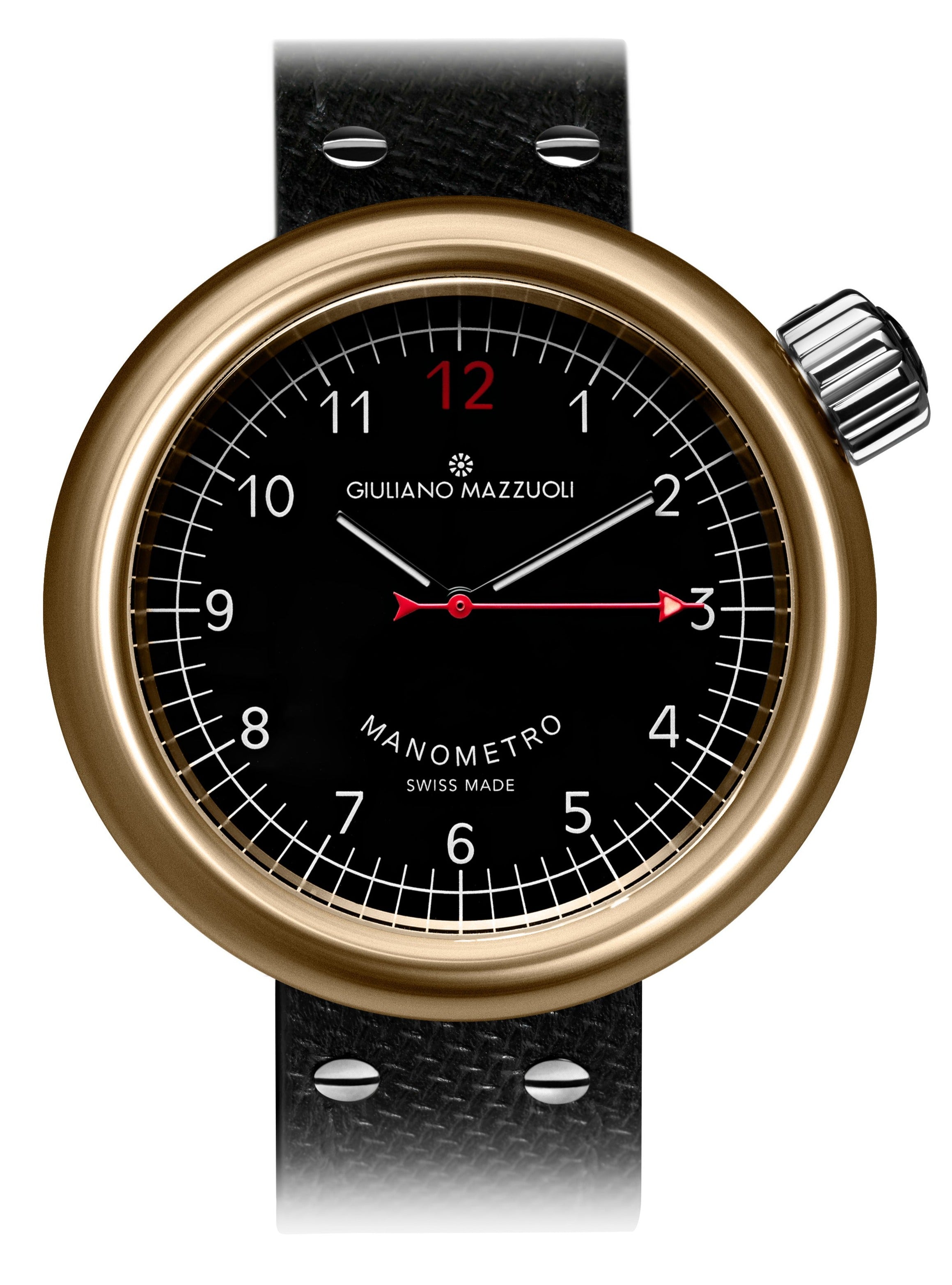 Giuliano Mazzuoli Manometro Bronze Black Watch MNBZ02 Image 1