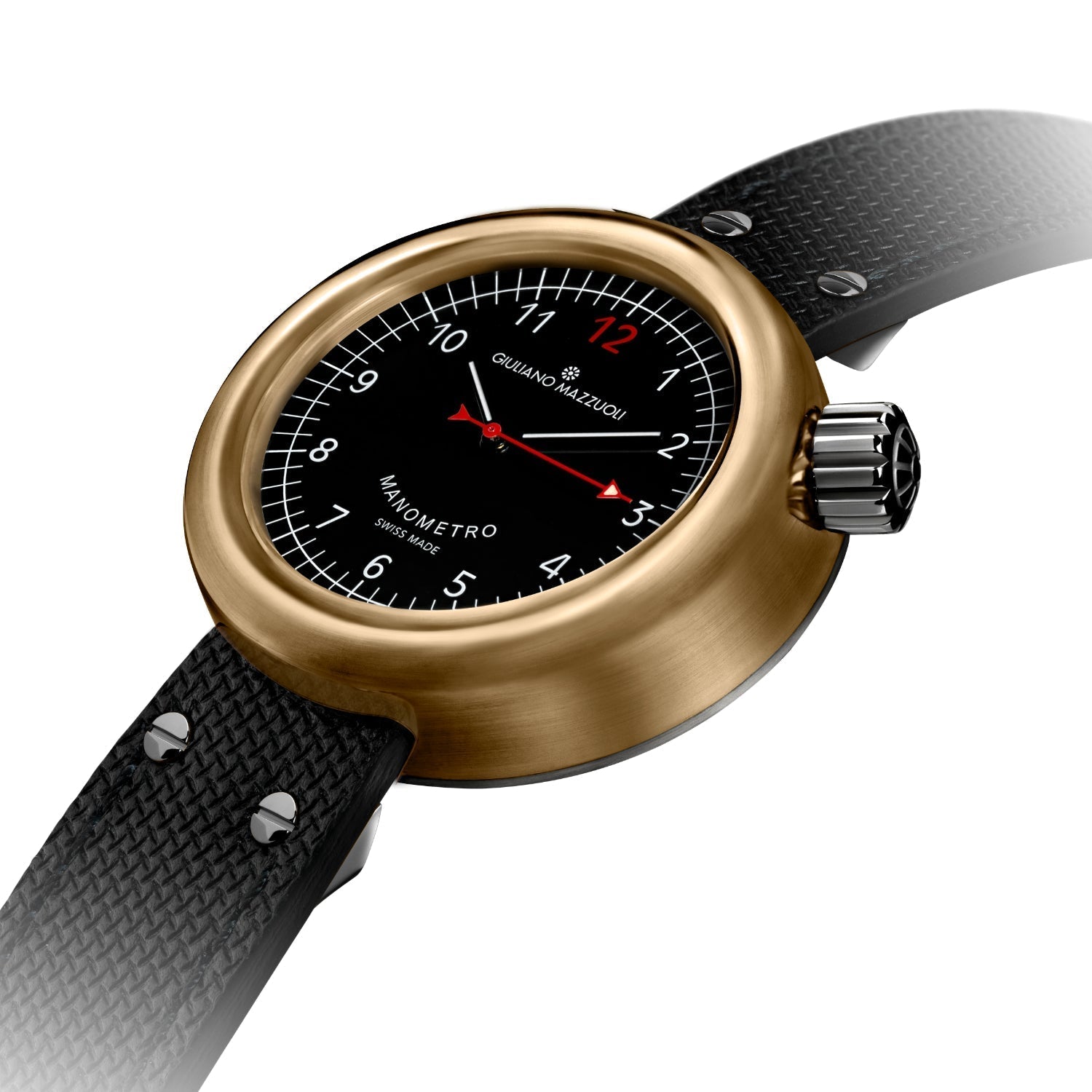 Giuliano Mazzuoli Manometro Bronze Black Watch MNBZ02 Image 2