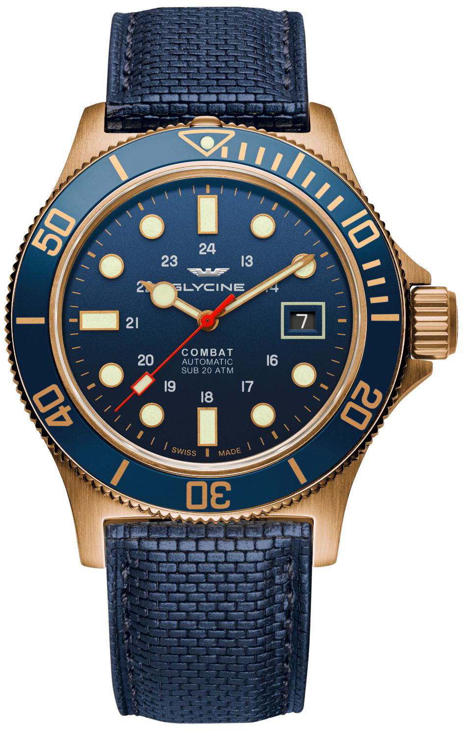 Glycine Watch Combat Sub Bronze GL0174