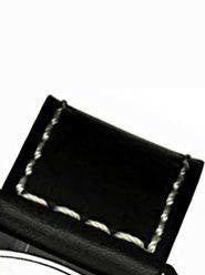 Glycine Black Calf Leather White Stitching For Incursore 44mm Manual GL-S-189 Image 1