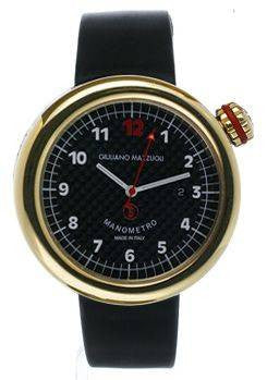 Giuliano Mazzuoli Manometro Carbon Fibre & Polished Gold 7470PGC