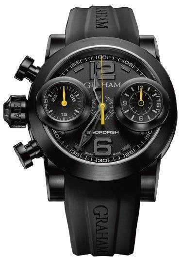 Graham Watch Swordfish Booster Yellow PVD 2SWBB.Y36L.K58N