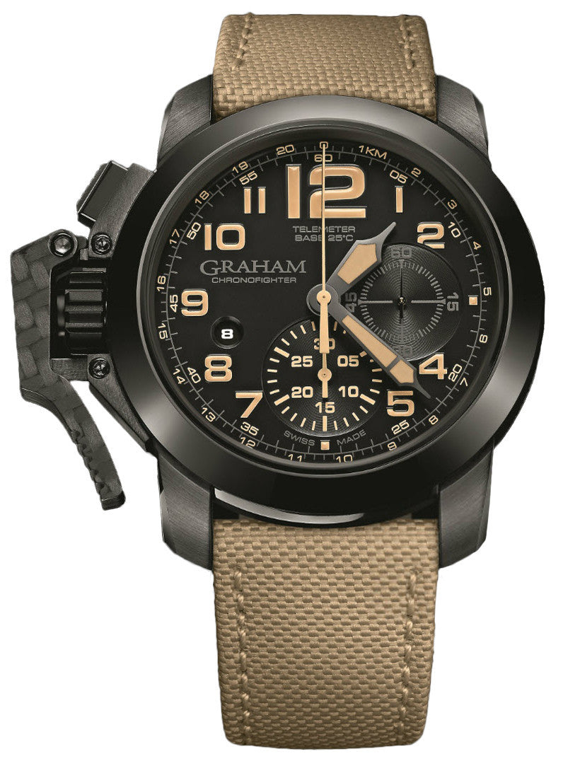 Graham Watch Chronofighter Oversize Black Sahara 2CCAU.B02A.T13N
