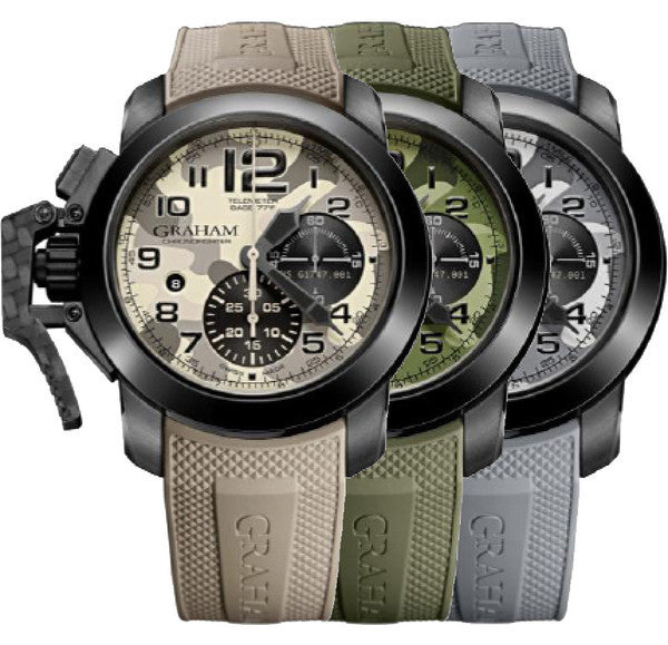Graham Watch Chronofighter Oversize Black Arrow Set Of 3 Celcius KIT-0013A