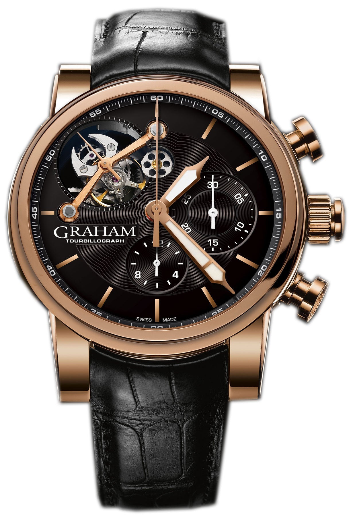 Graham Watch Silverstone Tourbillograph Woodcote Gold Limited Edition 2TWBR.B11A.C104B