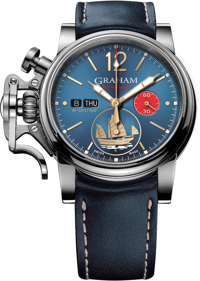 Graham Watch Chronofighter Vintage Golden Junk Limited Edition 2CVAS.U15A.L129S