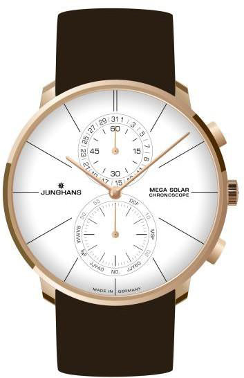 Junghans Watch Meister Fein Chronoscope Mega Solar 59/7201.00