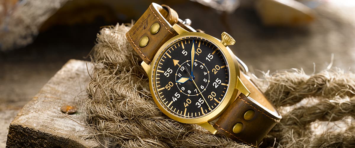 Laco Watch Aviator Dortmund Bronze 862088 Image 5