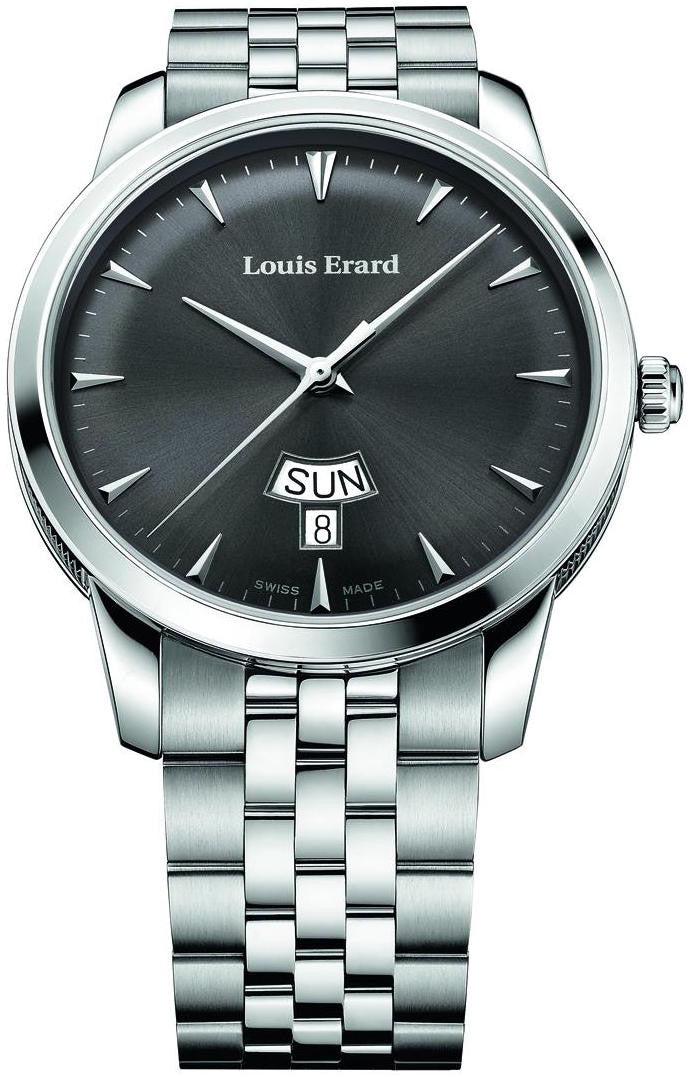 Louis Erard Watch Heritage Quartz Day Date 15920AA03.BMA39
