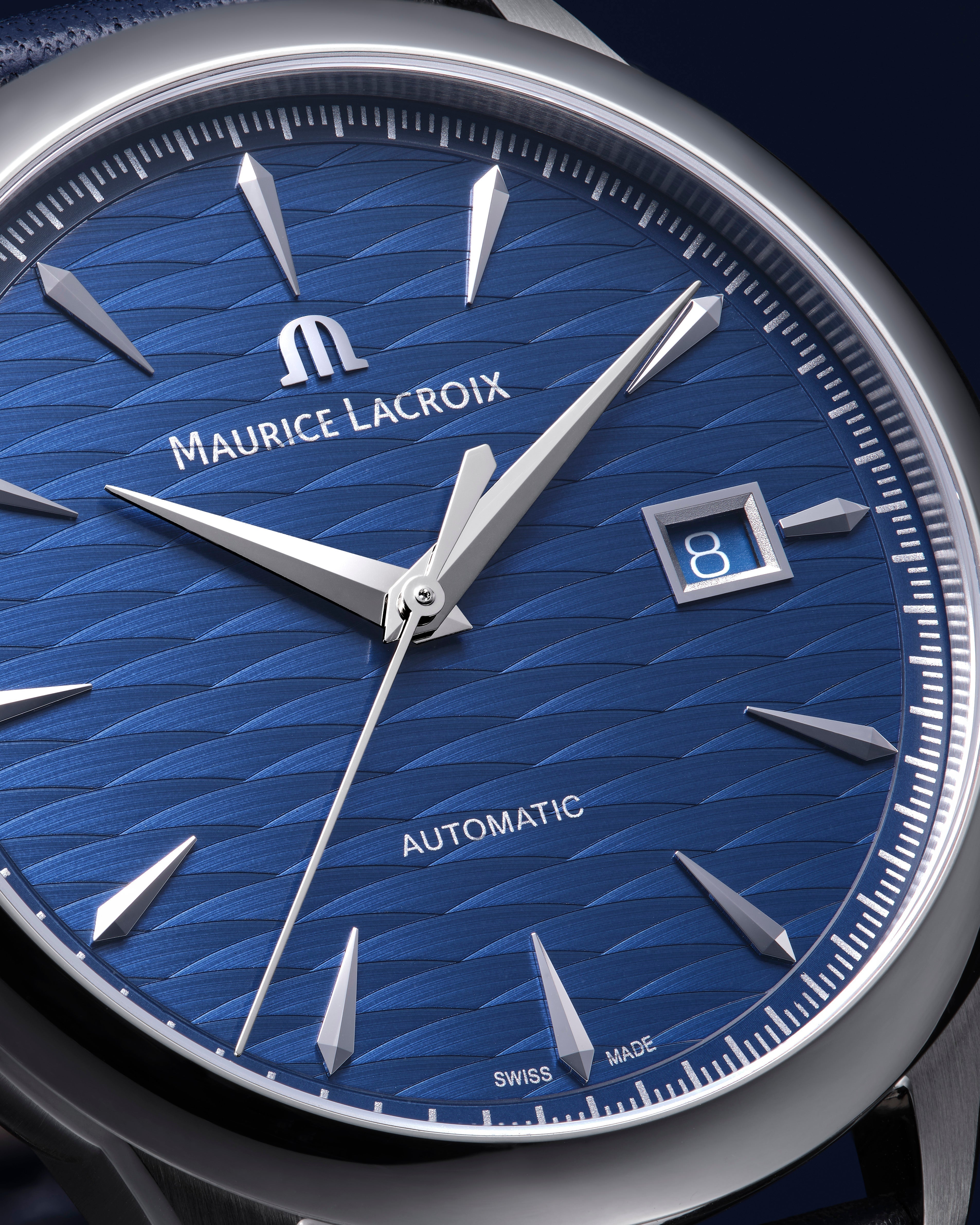 Maurice Lacroix 1975 Automatic Blue Limited Edition Watch 756108-SS001-430-4 Image 4