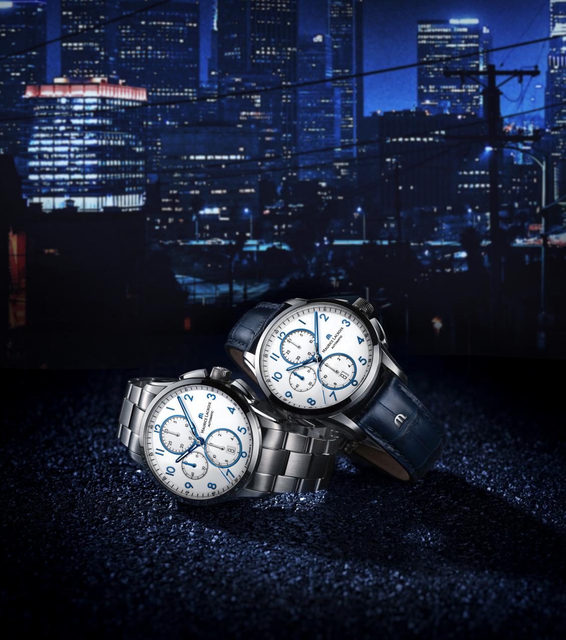 Maurice Lacroix Pontos Chronograph Date Mens Watch PT6388-SS001-120-4 Image 2