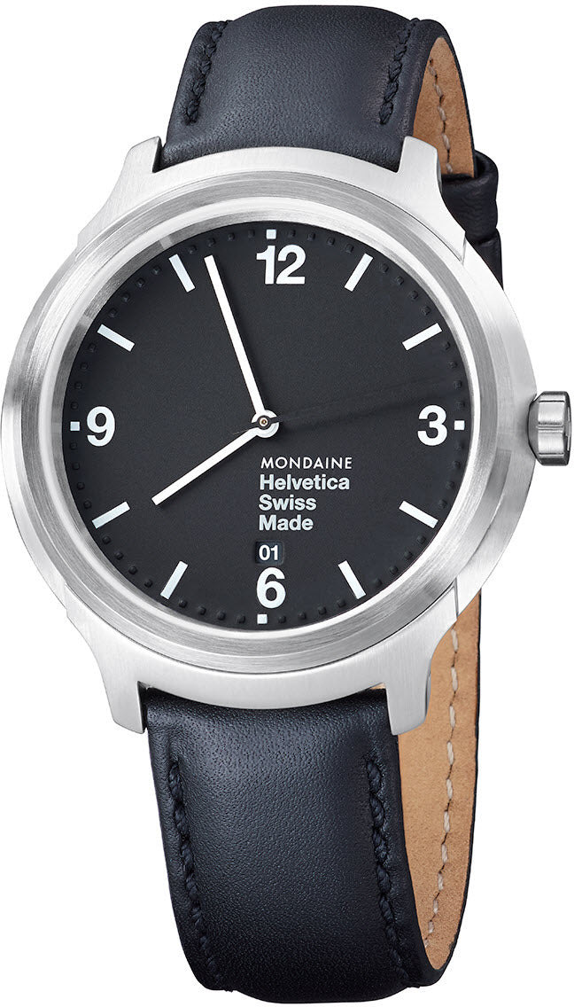 Mondaine Watch Helvetica No1 Bold 43 MH1.B1220.LB