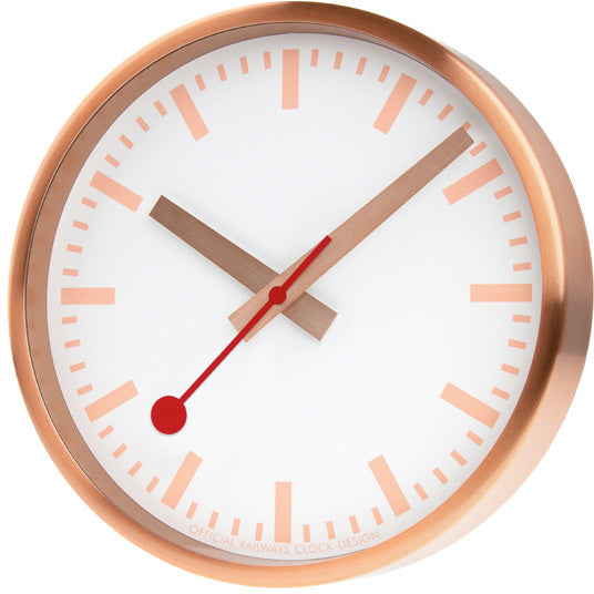 Pure Edition Aluminium Brushed Copper A990.CLOCK.17SBK