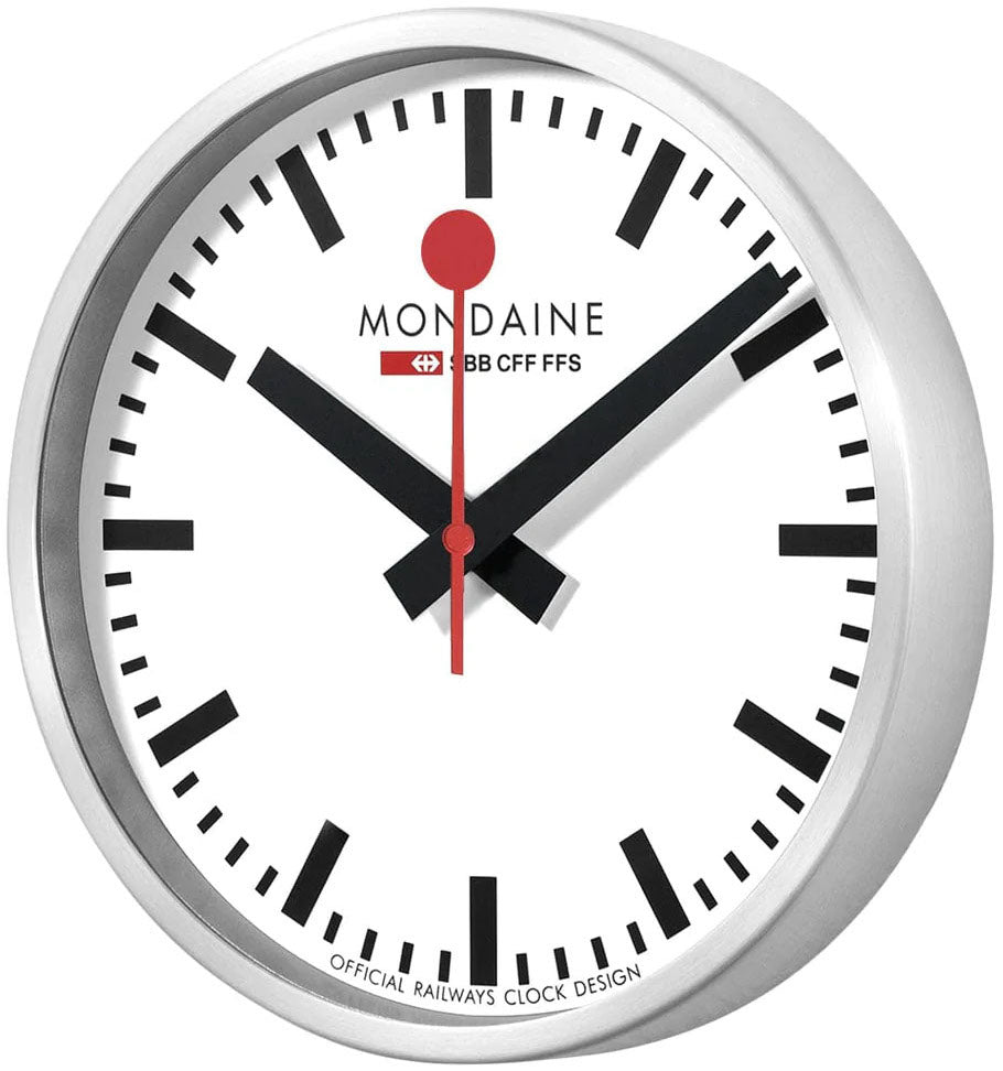 Mondaine Clock Stop2go White MSM.25S11