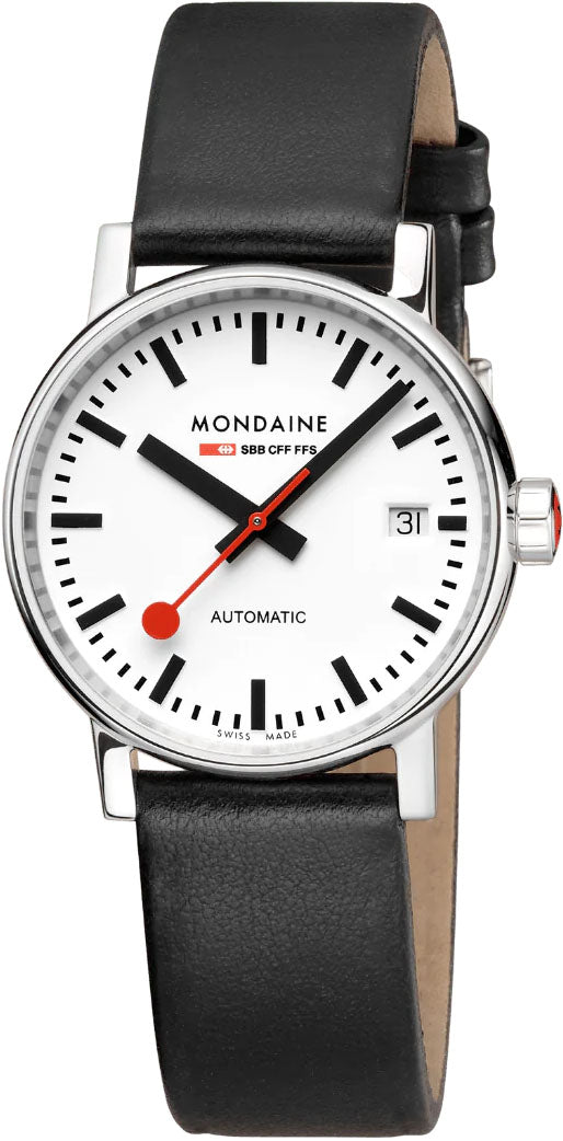 Mondaine Watch Evo2 35mm Grape Leather MSE.35610.LBV
