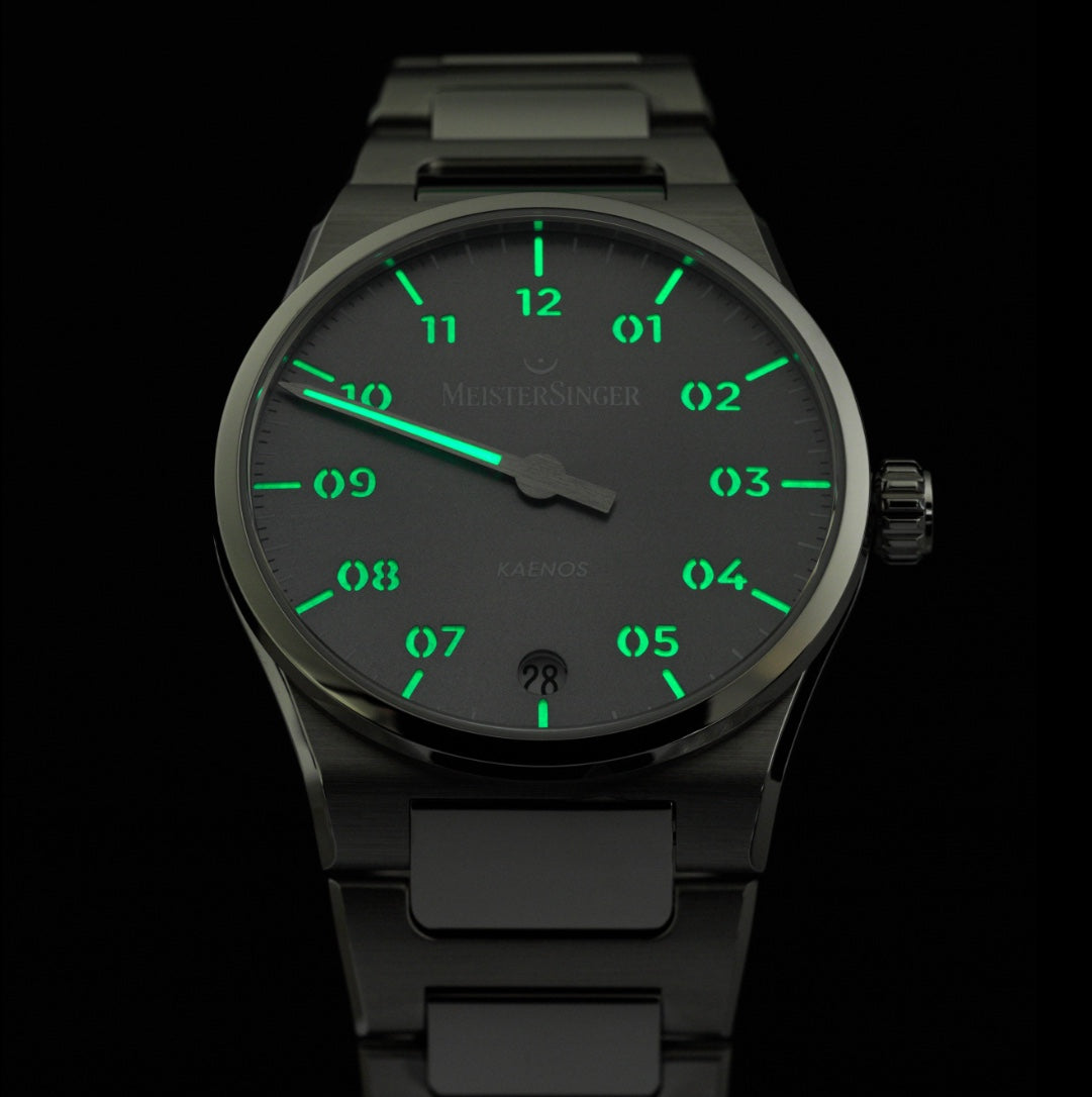 MeisterSinger Kaenos Sunburst Ice Blue Watch KS914 Image 2