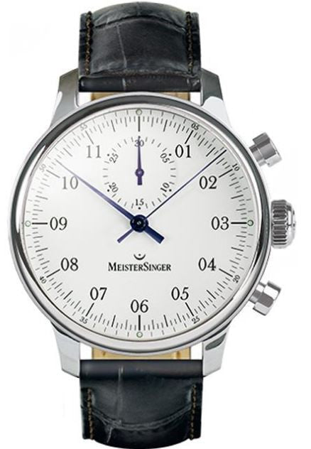 MeisterSinger Watch Singular D MM401 Croco Print Black Image 1