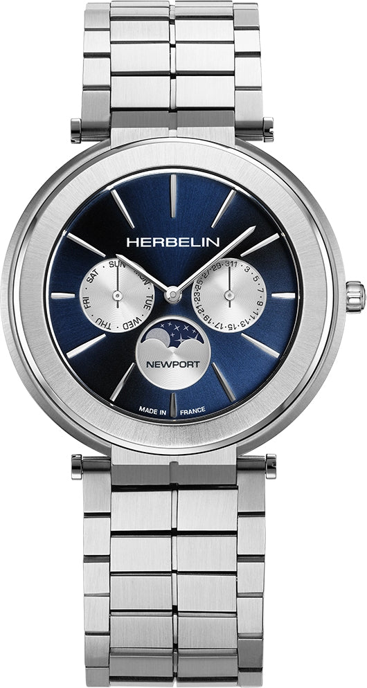 Herbelin Watch Newport Slim Moonphase 12722B25