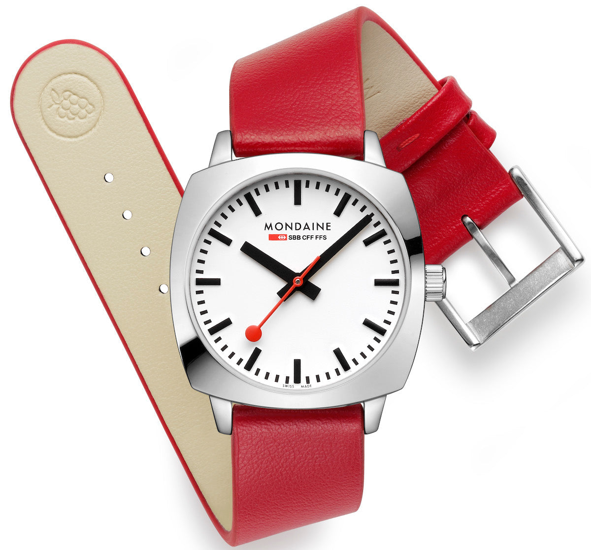 Mondaine Official Swiss Railways Cushion Watch MSL.31110.LCV Image 4