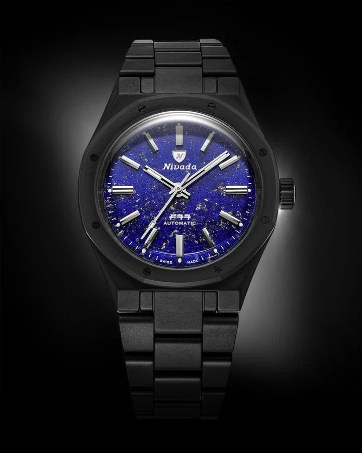 nivada-grenchen-watch-f77-black-ceramic-lapis-lazuli-68022a77
