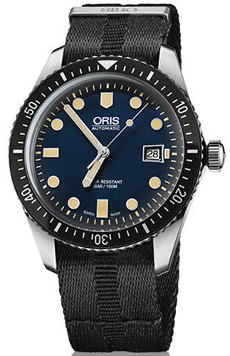Oris Watch Divers Sixty Five Date Nato Black 01 733 7720 4055-07 5 21 26FC
