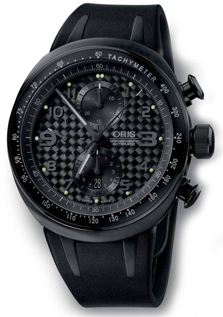 Oris TT3 Chronograph Black Rubber D 01 674 7611 7764-07 4 28 02B