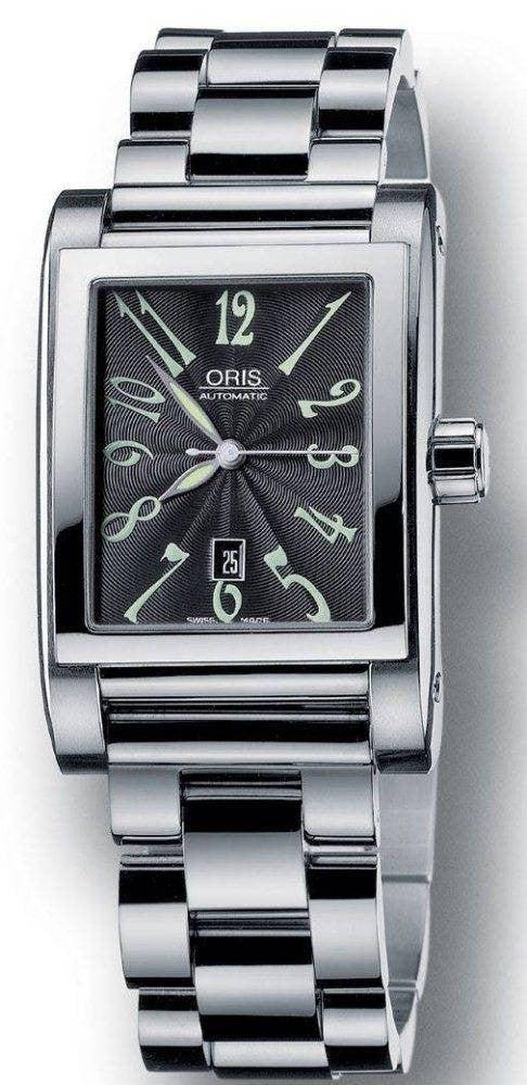 Oris Rectangular Date D 561 7526 4064-07