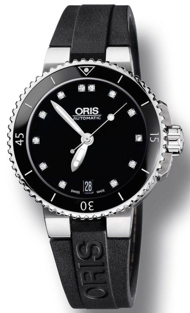 Oris Watch Divers Lady Rubber 01 733 7652 4194-07 4 18 34