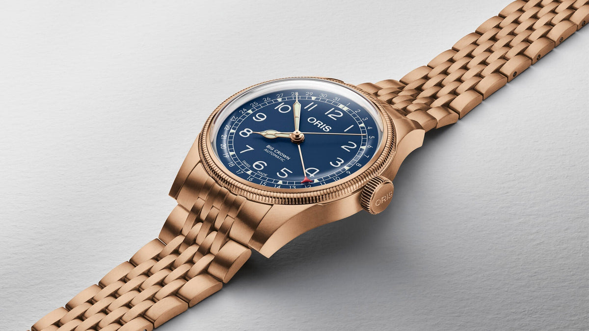 Oris Big Crown Pointer Date Bronze Blue 01 754 7741 3165-07 8 20 01 Image 2