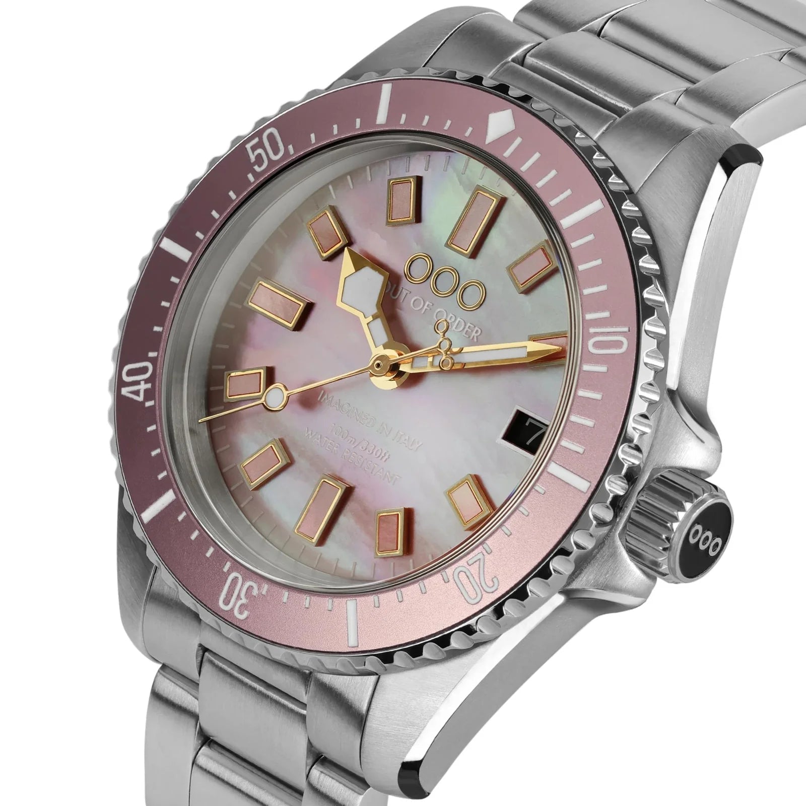 Out Of Order Pink Mother Of Pearl Casanova Watch OOO.001-38.RO Image 3