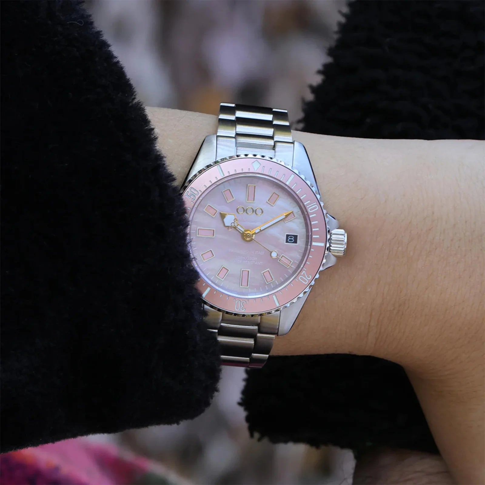 Out Of Order Pink Mother Of Pearl Casanova Watch OOO.001-38.RO Image 6