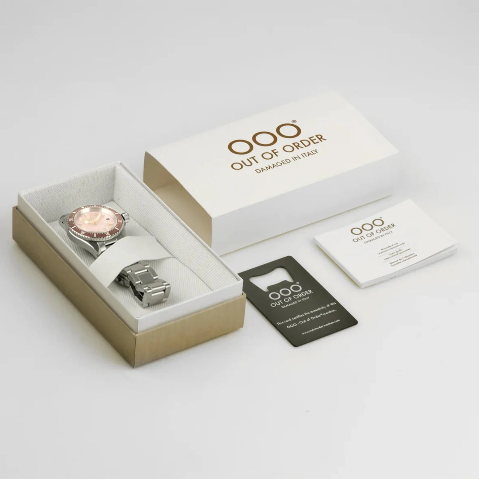 Out Of Order Pink Mother Of Pearl Casanova Watch OOO.001-38.RO Image 7