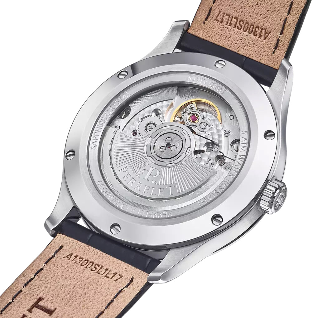 Perrelet Weekend 3 Hands Salmon Watch A1300/G Image 4