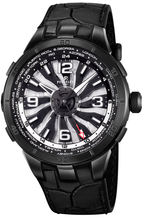 Perrelet Watch Turbine GMT World Timer A1083/1