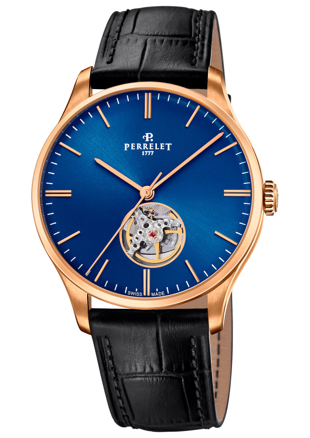 Perrelet Watch Weekend 3 Hands Open Heart A1303/2