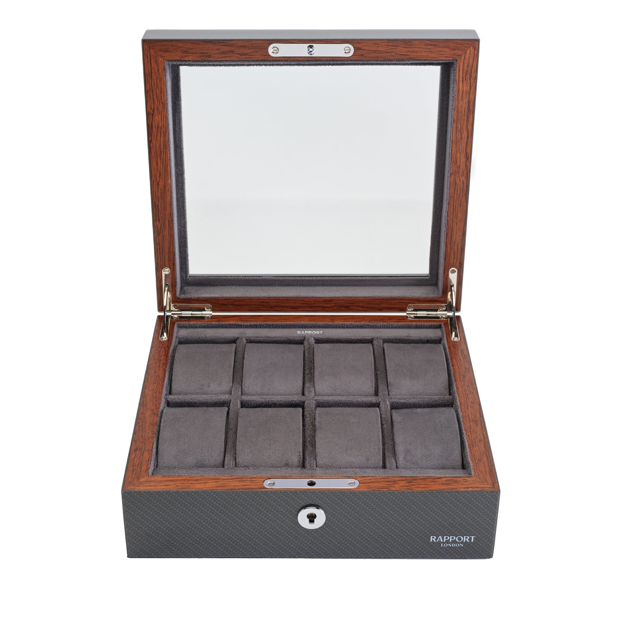 Rapport Carbon Fibre Optic Eight Watch Box RPT-169 Image 2