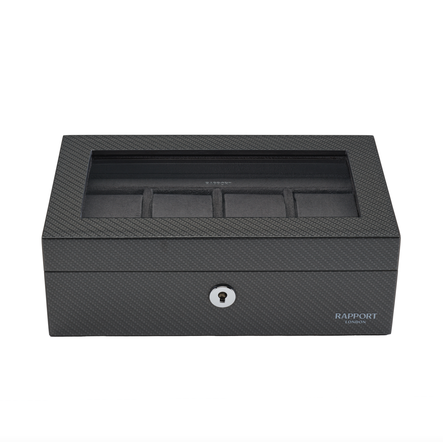 Rapport Carbon Fibre Optic Four Watch Box RPT-168 Image 3