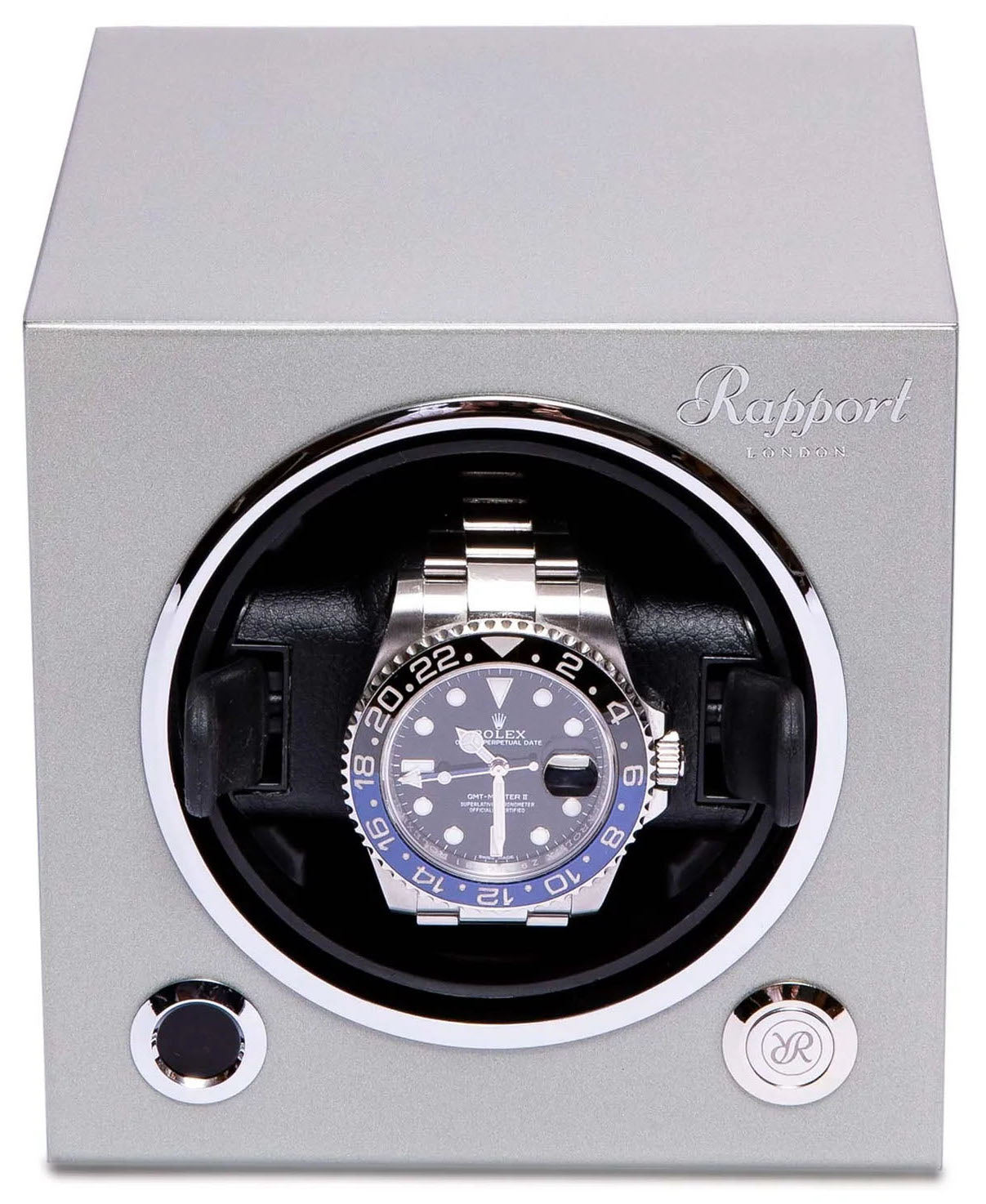 Rapport Watch Winder Evo Single Platinum Silver EVO45 Image 3