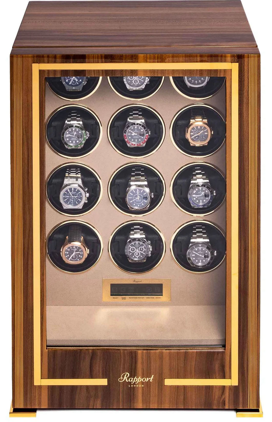 Rapport Watch Winder Paramount 12 Walnut  W312 Image 5