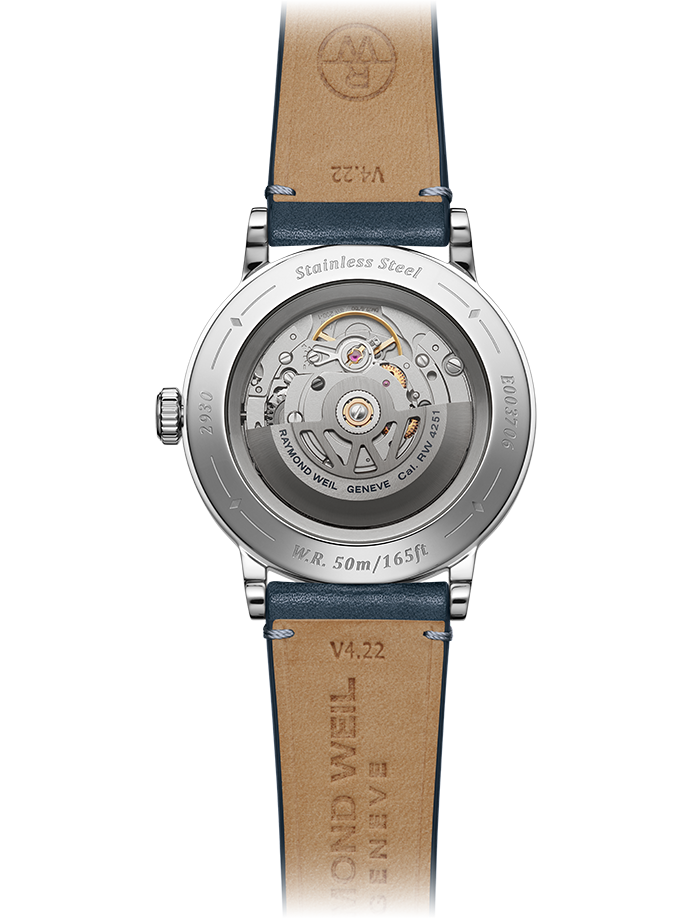 Raymond Weil Millesime Small Seconds Blue Denim Watch 2930-STC-50011 Image 2