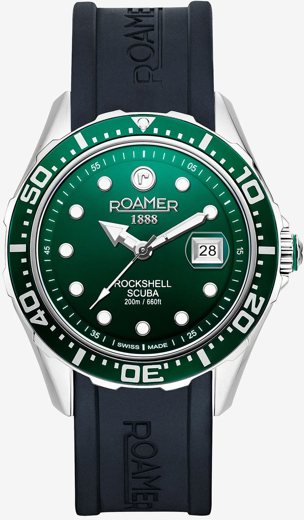 Roamer Watch Rockshell Scuba Rubber 867833 41 75 02