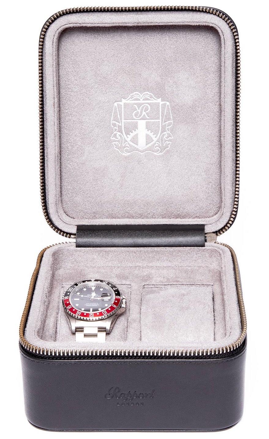 Rapport Watch Case Hyde Park 2 Black Zip D261