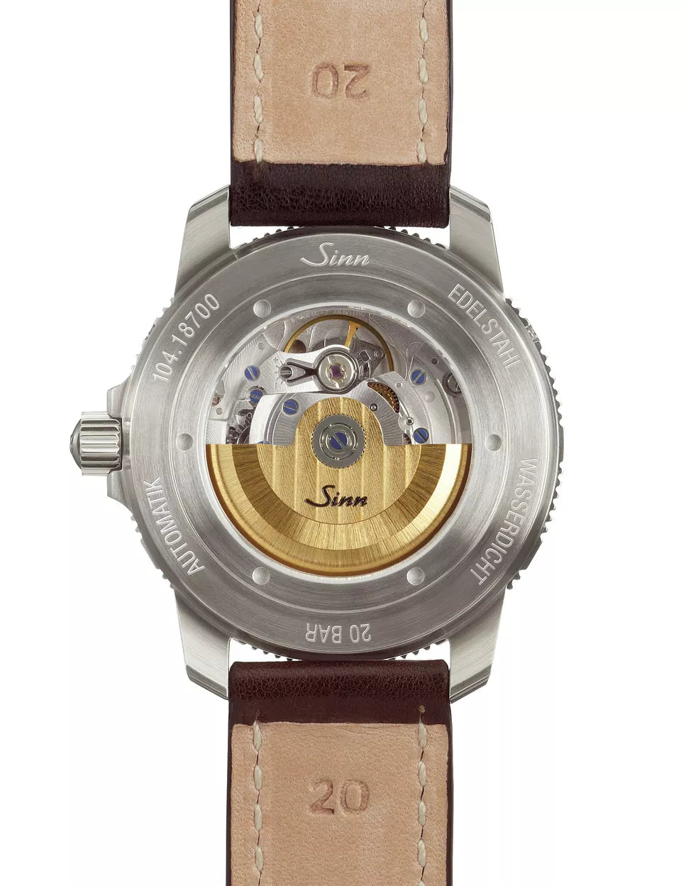 Sinn 104 St Sa A Vintage Leather Watch 104.011 Vintage Leather Image 3