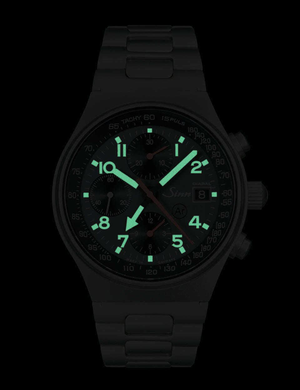 Sinn 144 St Diapal Leather Watch 144.068 Leather Image 2