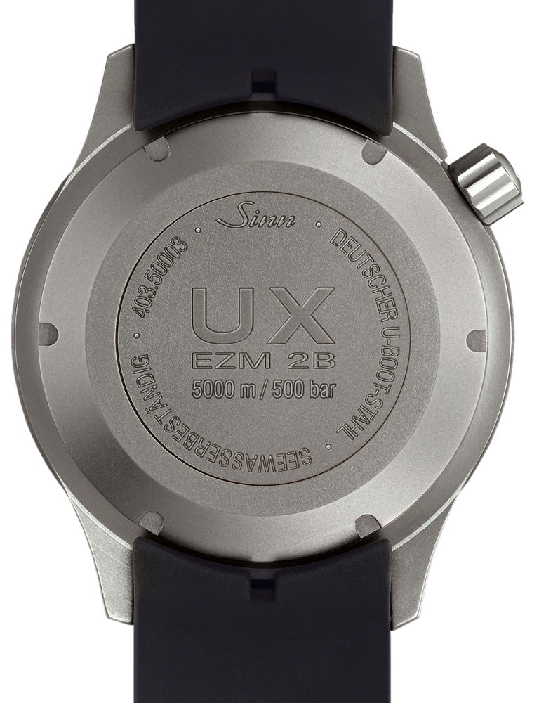 Sinn UX GSG 9 EZM 2B Leather Watch 403.031 Leather Image 3