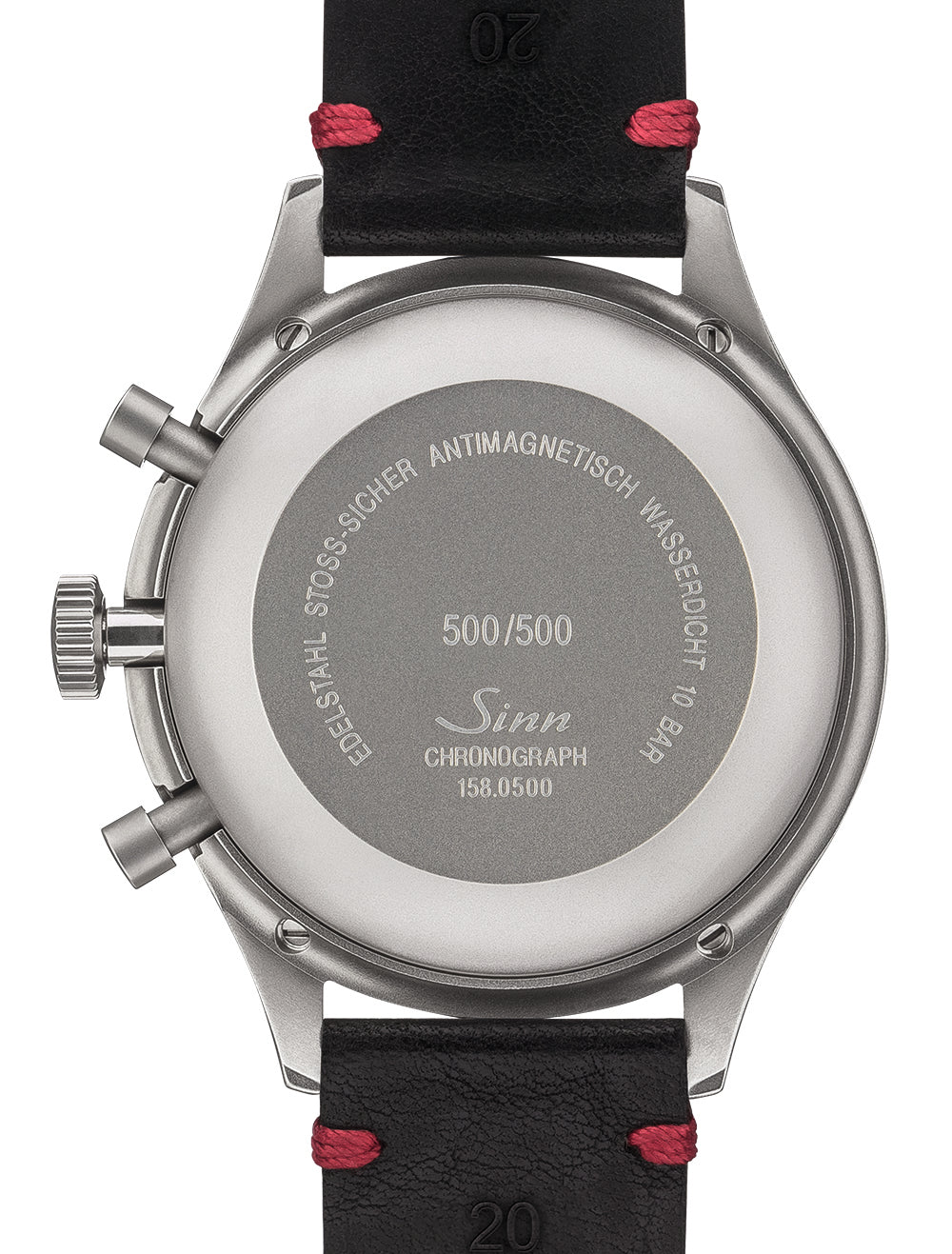 Sinn Watch 158 Black Vintage Cowhide Strap Limited Edition 158 Black Vintage Cowhide Strap Image 2
